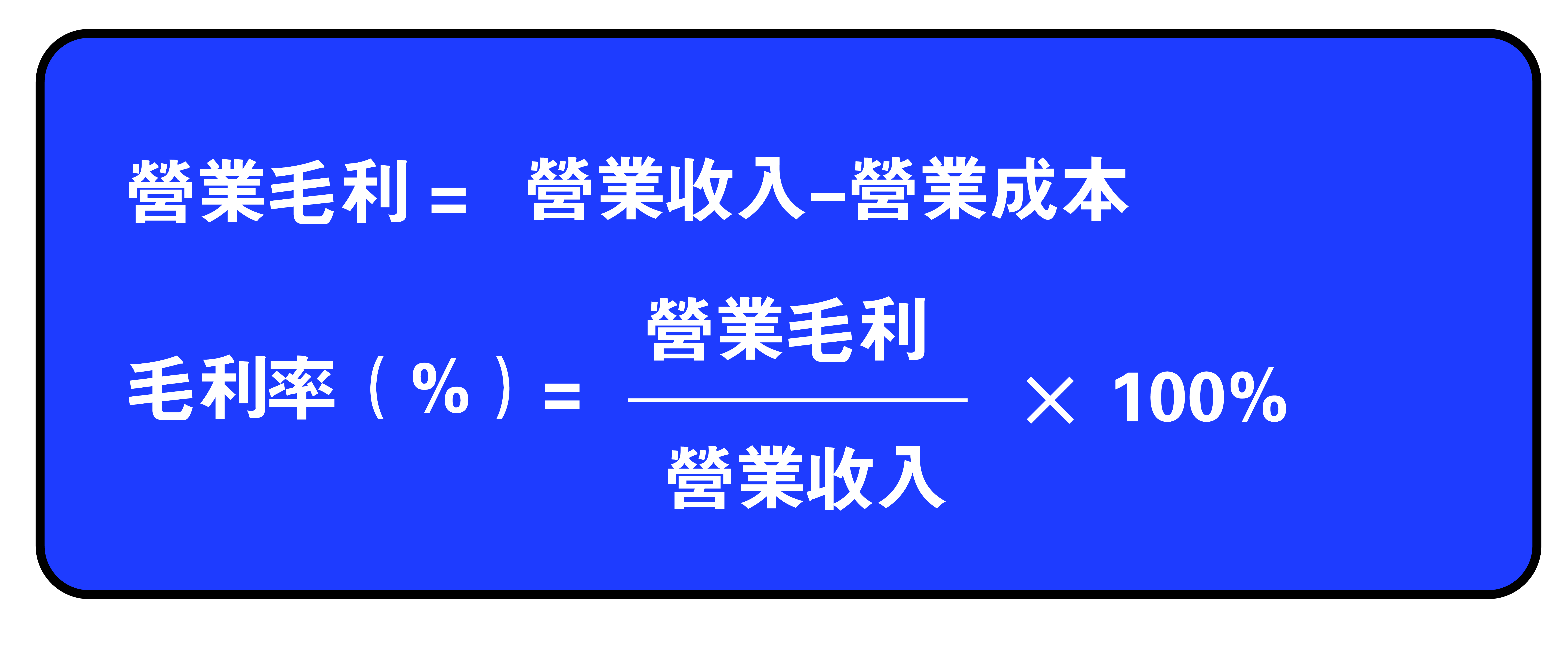 毛利率Gross Profit Margin計算公式