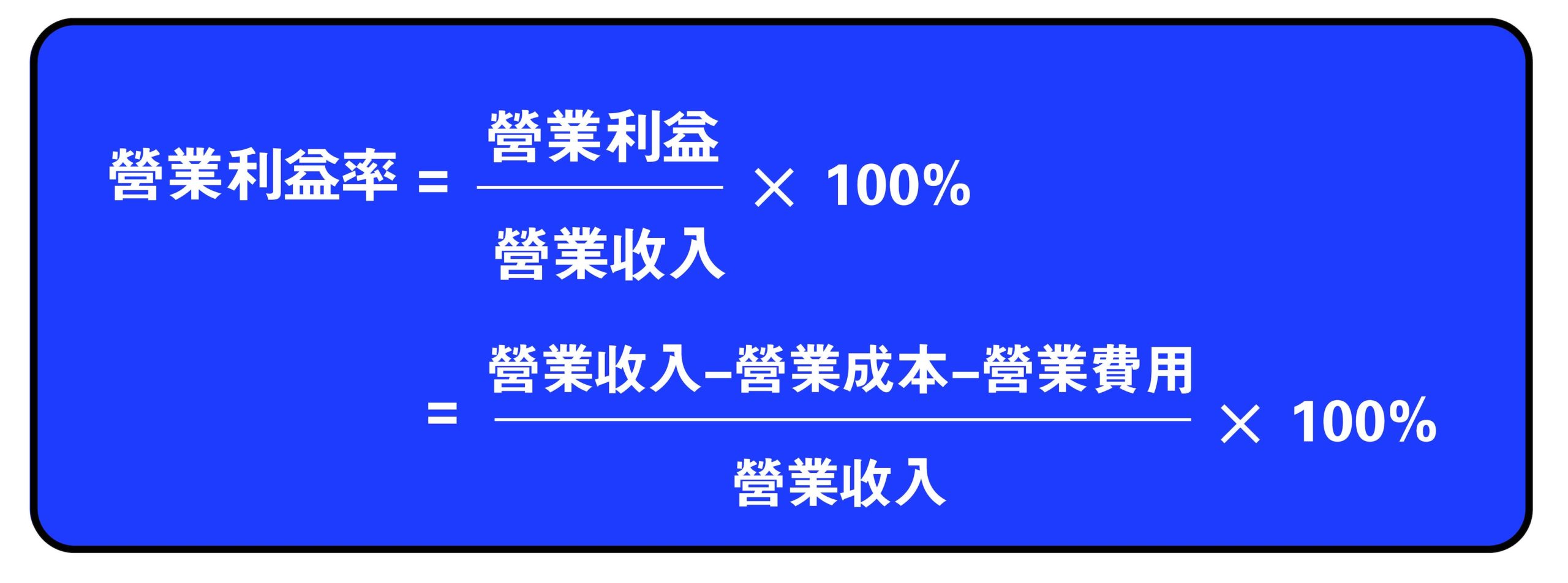 營業利益率Operating Profit Margin計算公式