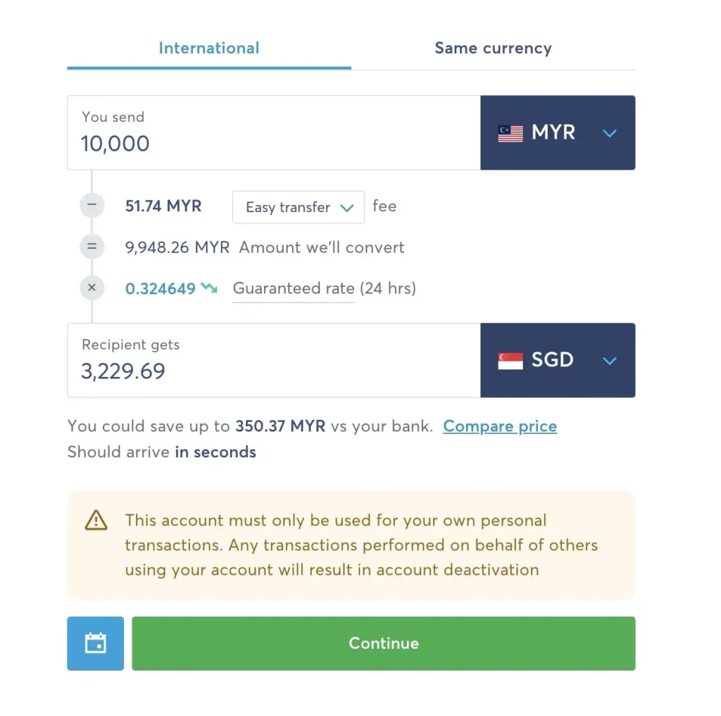 Interactive Brokers新加坡銀行入金第一步_使用Wise轉賬匯款至新加坡銀行