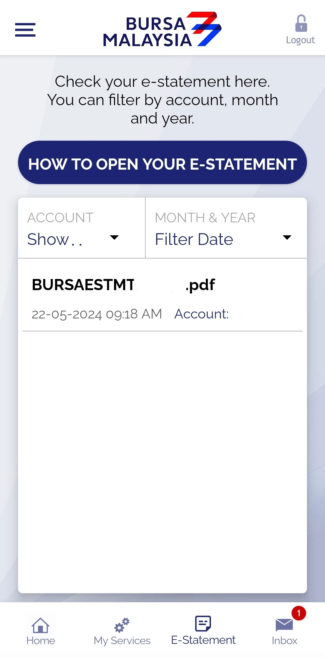 bursa anywhere e-statement