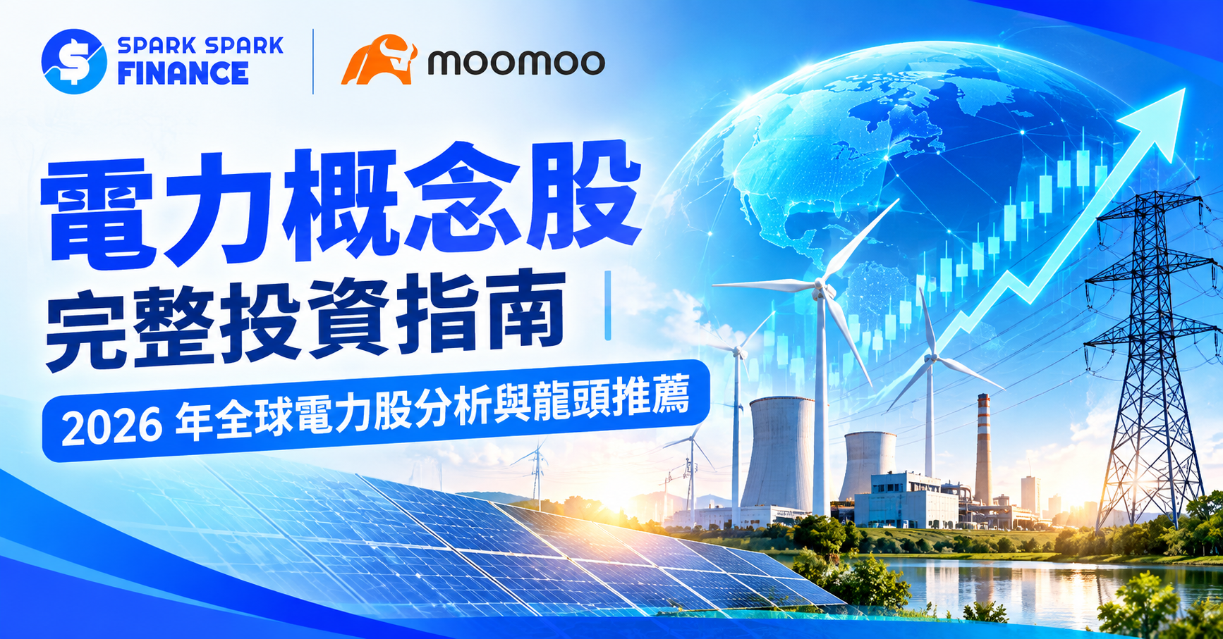 電力概念股完整投資指南｜2026 年全球電力股分析與龍頭推薦 - Spark Spark Finance